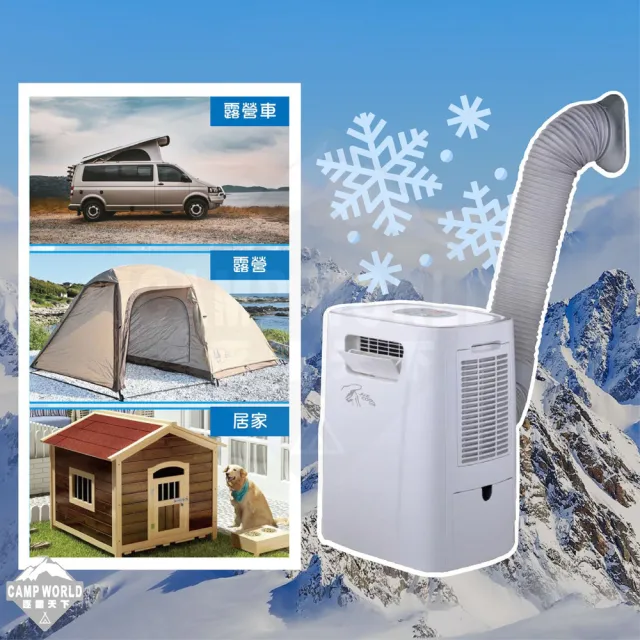 【Juz cool 艾比酷】移動式冷氣JUZ400(艾比酷 冷氣 空調 425W 5000BTU 車用冷氣 車露 露營 逐露天下)