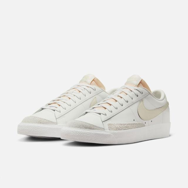 【NIKE 耐吉】休閒鞋_男_米白 皮革_BLAZER LOW 77 VNTG(DA6364110)