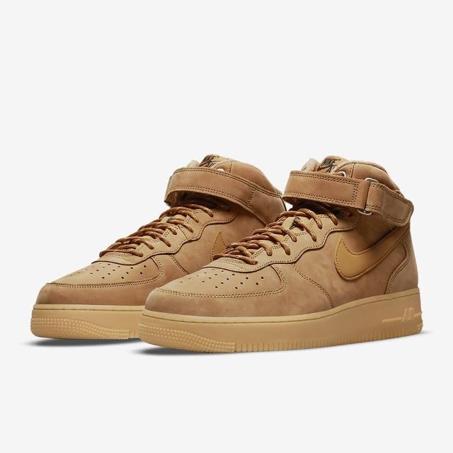 【NIKE 耐吉】氣墊休閒鞋_男_卡其色_AIR FORCE 1 MID ’07 WB(DJ9158200)