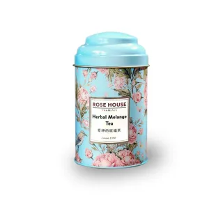 【古典玫瑰園】愛神的祝福茶立體茶包20入罐裝(無咖啡因;花草茶;)