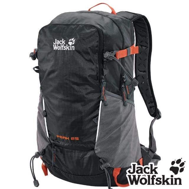 【Jack wolfskin 飛狼】Peak 25L 登山背包 健行背包(經典黑)