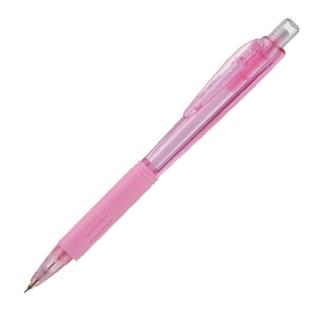 【Pentel 飛龍】三角握把自動鉛筆-柔色版-粉紅 0.5mm AL405LT(筆記 手帳 學生 辦公)