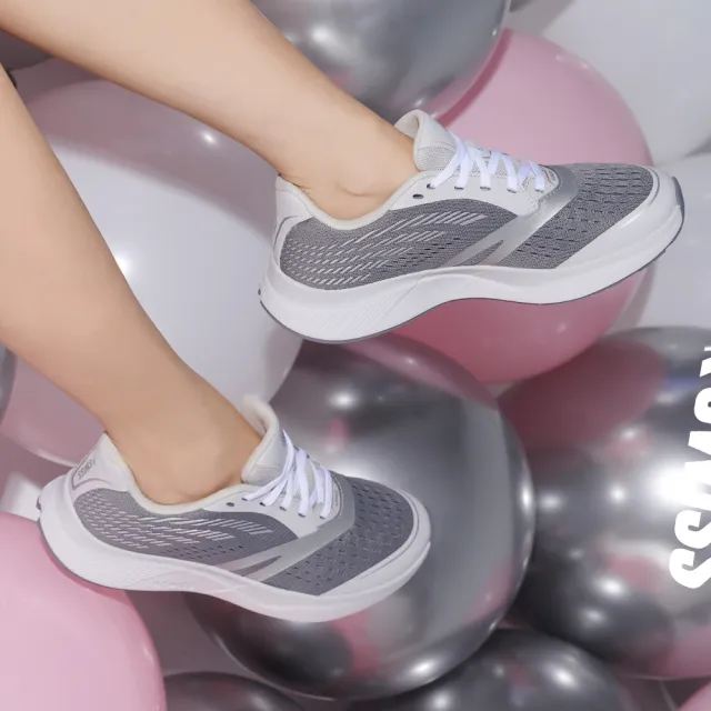 【K-SWISS】輕量運動鞋 Hyperpace(-女-灰/銀)