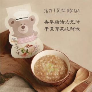 【一食一味】活力十足紅豚粥 120g x 3入/袋(6m+/寶寶粥/副食品/輕食粥/常溫粥/米粥/長濱米)