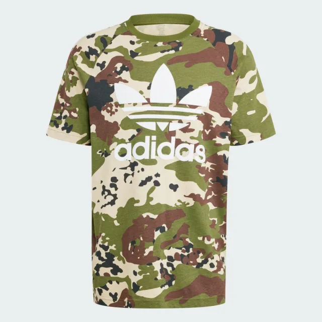 【adidas 官方旗艦】CAMO TREFOIL 短袖上衣 男 - Originals IS0215 - momo購物網 - 好評推薦 ...