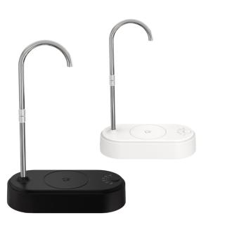 【May Shop】託盤充電純水飲水機壓水器桶裝水抽水器自動上水器(定量出水 有底座新款)