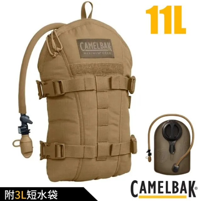 【CAMELBAK】Armorbak 軍規水袋背包11L_附3L短水袋(CBM1862201000 狼棕)