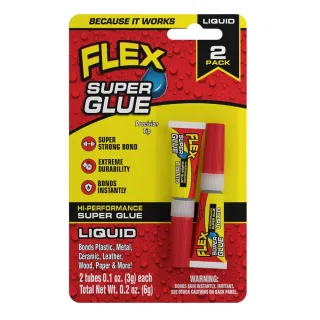 【FLEX SEAL】Flex Super Glue飛速超級瞬間膠3g*2入(液狀)