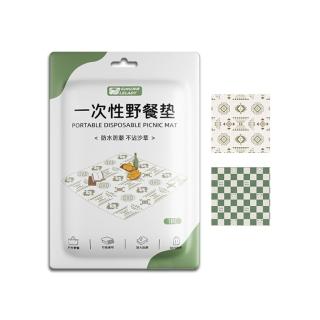 【BOBOLIFE】一次性野餐墊 200*200cm(加厚覆膜無紡布 防水防潮露營墊)