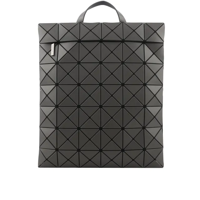 【ISSEY MIYAKE 三宅一生】BAO BAO LUCENT 啞光霧面扁形後背包(炭灰色)