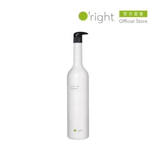 【O’right 歐萊德】綠茶洗髮精1000ml(一般髮質適用/清新微涼洗感)