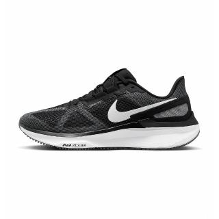 【NIKE 耐吉】AIR ZOOM STRUCTURE 25 男慢跑鞋-黑白(DJ7883002)