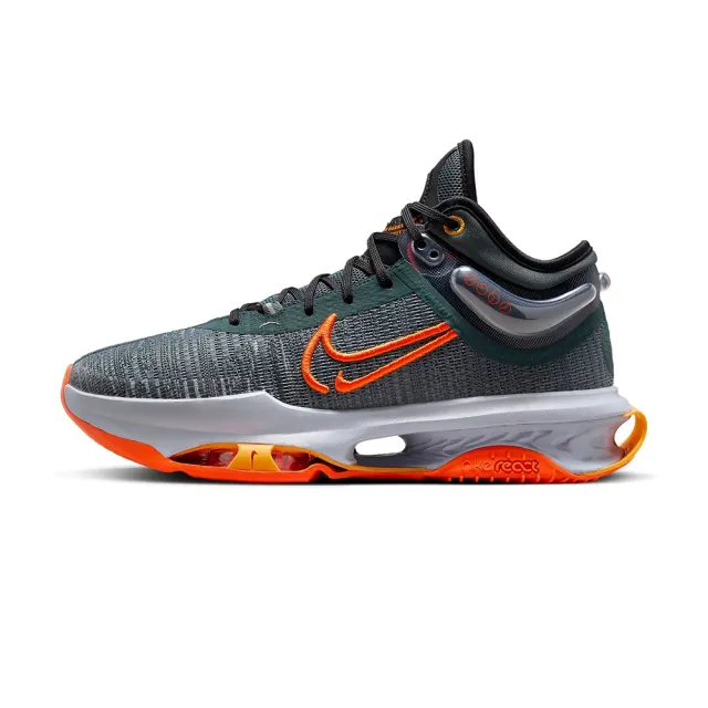 【NIKE 耐吉】AIR ZOOM G.T. JUMP 2 EP 男 運動鞋 籃球鞋 綠灰橘(DJ9432301)