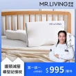 【MR. LIVING 居家先生】買一送一 護頸減壓蝶型記憶枕/涼感減壓記憶枕(專利減壓記憶棉 抗菌內表布)