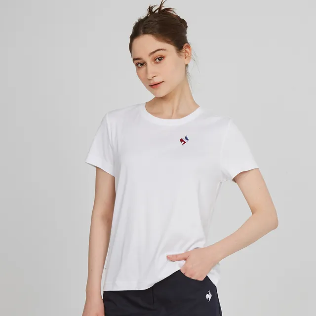 【LE COQ SPORTIF 公雞】休閒基礎短袖T恤 男女款-4色-LWT23803