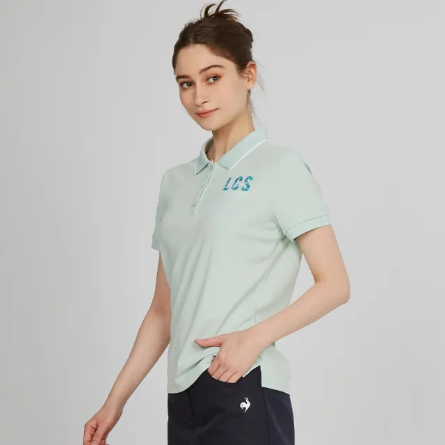 【LE COQ SPORTIF 公雞】休閒經典短袖POLO衫 男女款-4色-LWT21841_LWT22841