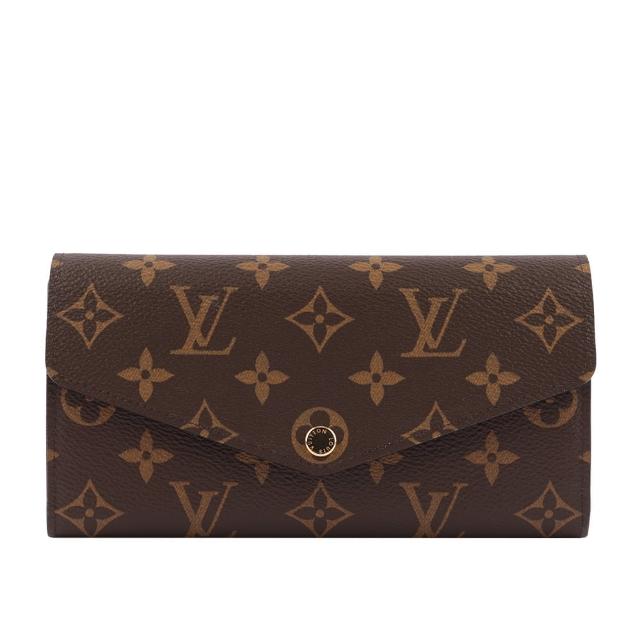 【Louis Vuitton 路易威登】Monogram SARAH翻蓋發財長夾(M62235)