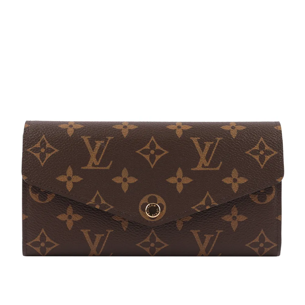 【Louis Vuitton 路易威登】Monogram SARAH翻蓋發財長夾(M62235)