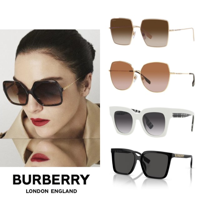 【BURBERRY 巴寶莉】熱門經典太陽眼鏡組合(BE3133、BE3136D、BE4364F、 BE4411D多款任選)