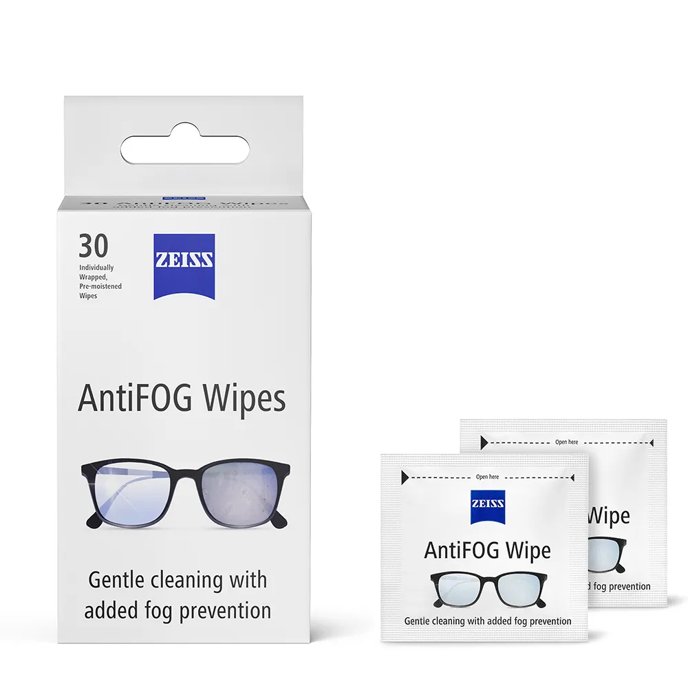 【ZEISS 蔡司】AntiFog Wipes 專業光學清潔防霧拭鏡紙 /30張