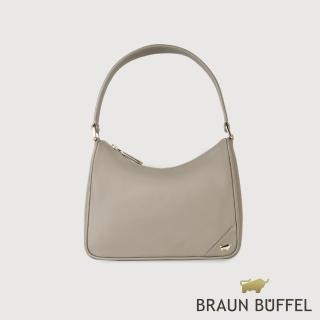【BRAUN BUFFEL 德國小金牛】臺灣總代理 瑪普爾 肩包-卡其色(BF837-27-KA)