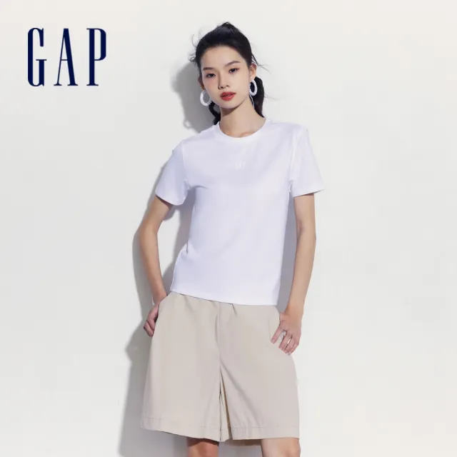 【GAP】男女裝 Logo圓領短袖T恤-多色可選(476750&460841)