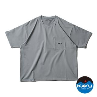 【KAVU】U/O Shirt 台灣限定款-機能短袖T恤 灰色 中性款 #LE001