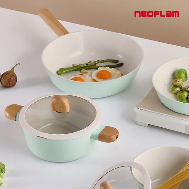 【NEOFLAM】MOMO獨家 韓國製Brote系列2鍋組-湯鍋任選(IH爐可用鍋)