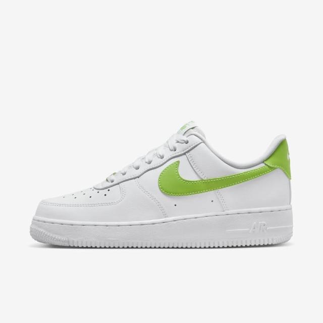 【NIKE 耐吉】Wmns Air Force 1 07 女 休閒鞋 運動 經典 AF1 穿搭 白綠(DD8959-112)