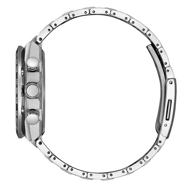 【CITIZEN 星辰】GENTS 光動能 鈦 電波對時 計時男錶 手錶 送禮 禮物 推薦(CB5966-69E)