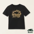 【Roots】Roots小童-星際遨遊系列 金屬潑墨海狸短袖T恤(黑色)