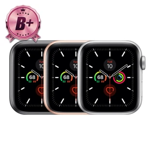 【Apple】B+ 級福利品 Apple Watch S5 GPS 40mm 鋁金屬錶殼(副廠配件/錶帶顏色隨機)