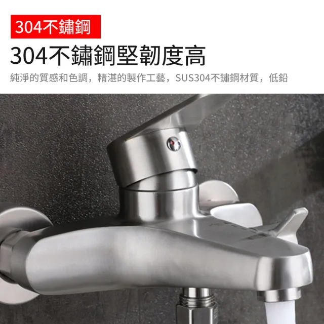 【源森】304不銹鋼衛浴龍頭(蓮蓬頭/冷熱304水龍頭/無鉛水龍頭/水龍頭/三聯式水龍頭)