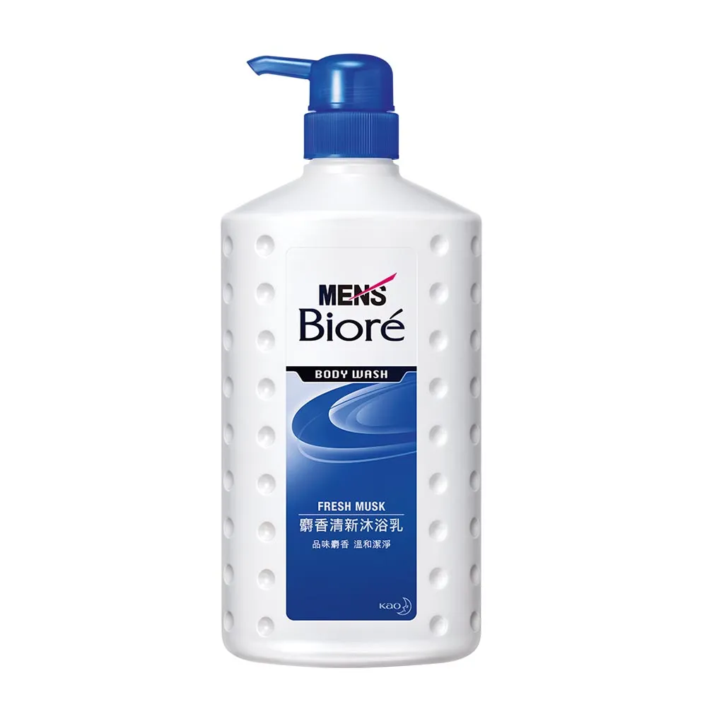 【MENS Biore】男性專用麝香清新沐浴乳 麝香清新(750ml)