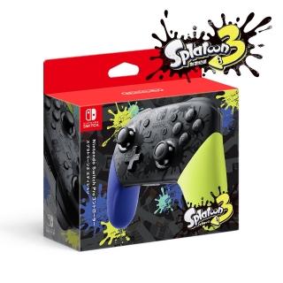 【Nintendo 任天堂】Switch Pro控制器 斯普拉遁3版 漆彈大作戰3(臺灣公司貨)