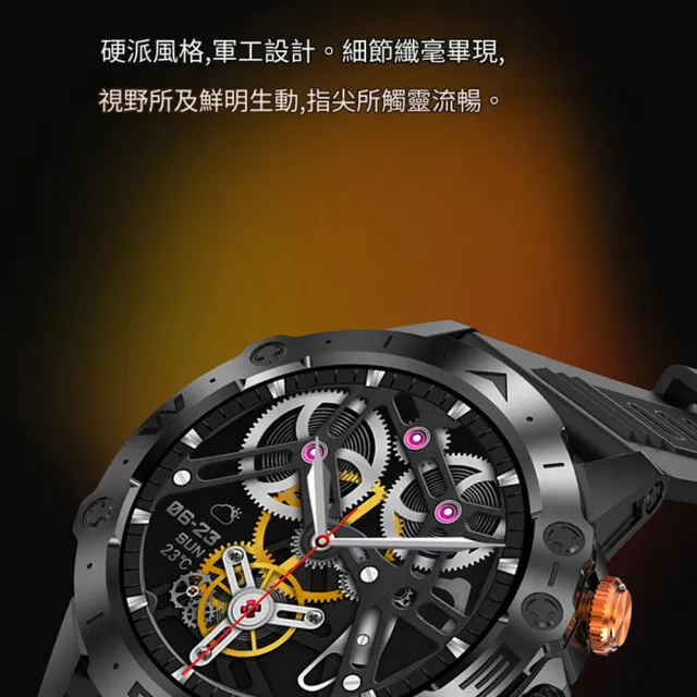 【MIVSEN】軍規極限運動手錶 心率藍牙手錶(運動計步  MT43PRO)