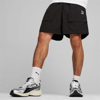 【PUMA】短褲 男款 運動褲 工裝褲 7吋 CLASSICS 歐規 黑 62426201