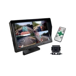 【路易視】QX5 1080P 10吋螢幕一體機 四路全景監控 行車視野輔助系統 行車紀錄器