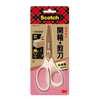 【3M】鈦金屬2合1開箱剪刀-7吋 SS-U-T7