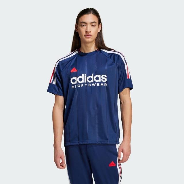 【adidas 愛迪達】上衣 男款 短袖上衣 運動 M TIRO NTPK TEE 藍 IY4506