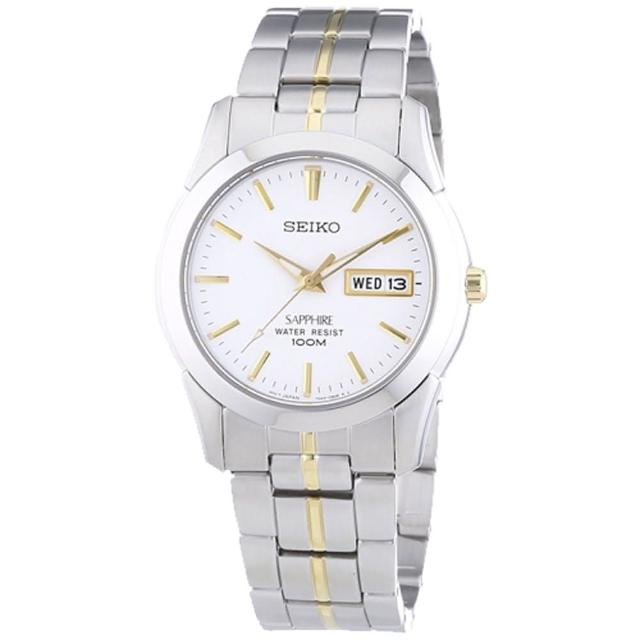 【SEIKO 精工】藍寶石玻璃鏡面 品味質感紳士腕錶(SGG719P1)