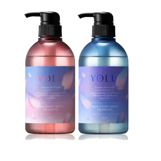 【YOLU 官方直營】春季寧靜/舒緩修護洗髮精/潤髮乳475ml(晚安美髮瓶/2024春季款)