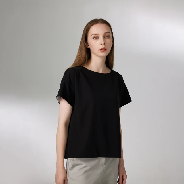 【giordano ladies】24SS_雙色雙面穿開衩上衣(02344024)