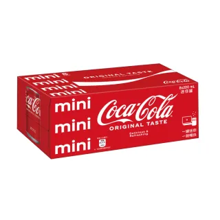 【Coca-Cola 可口可樂】迷你罐200ml x8入/組