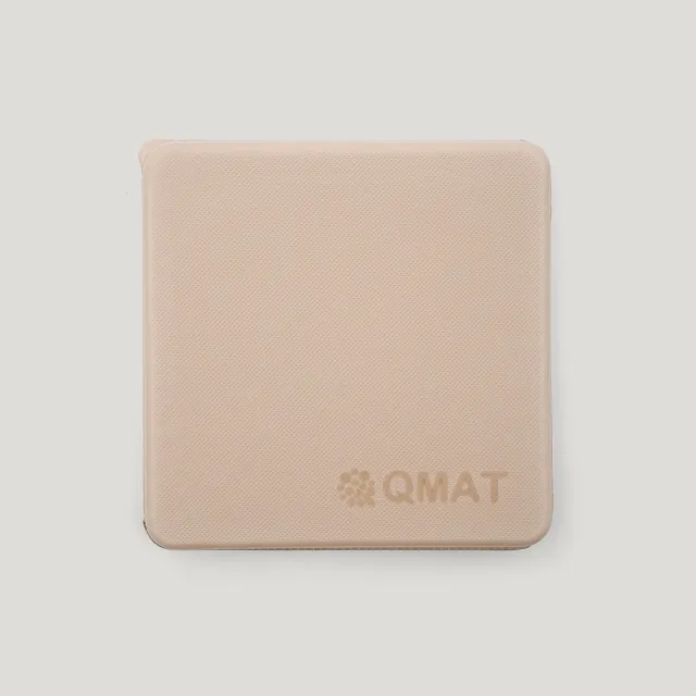 【QMAT】12mm折疊運動舒緩墊 台灣製(58x58cm 運動跪墊 超慢跑墊)