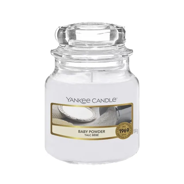 【YANKEE CANDLE】香氛蠟燭 104g(多款任選/平行輸入/蓬鬆毛巾/裁剪玫瑰/美夢成真/嬰兒爽身粉)