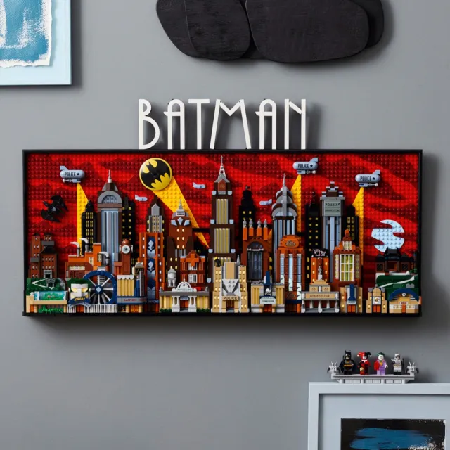 【LEGO 樂高】DC超級英雄系列 76271 蝙蝠俠：動畫系列 高譚市天際線(Batman 居家擺設 禮物 積木)