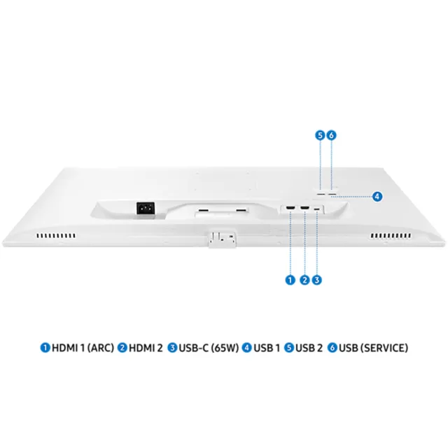 【SAMSUNG 三星】S32DM703UC 32型 白色 M7 HDR智慧聯網螢幕