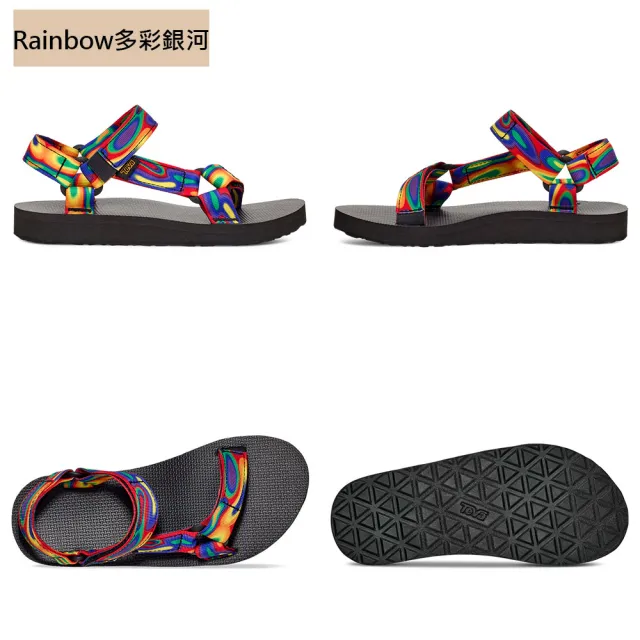 【TEVA】女涼鞋 中厚底涼鞋 Midform Universal Rainbow 原廠(2024限定款任選)