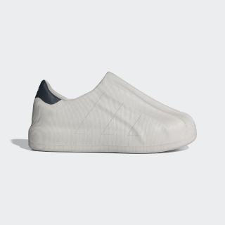 【adidas 愛迪達】Adifom Superstar 男女 休閒鞋 經典 懶人鞋 流行 穿搭 防水 灰 深藍(IF6180)